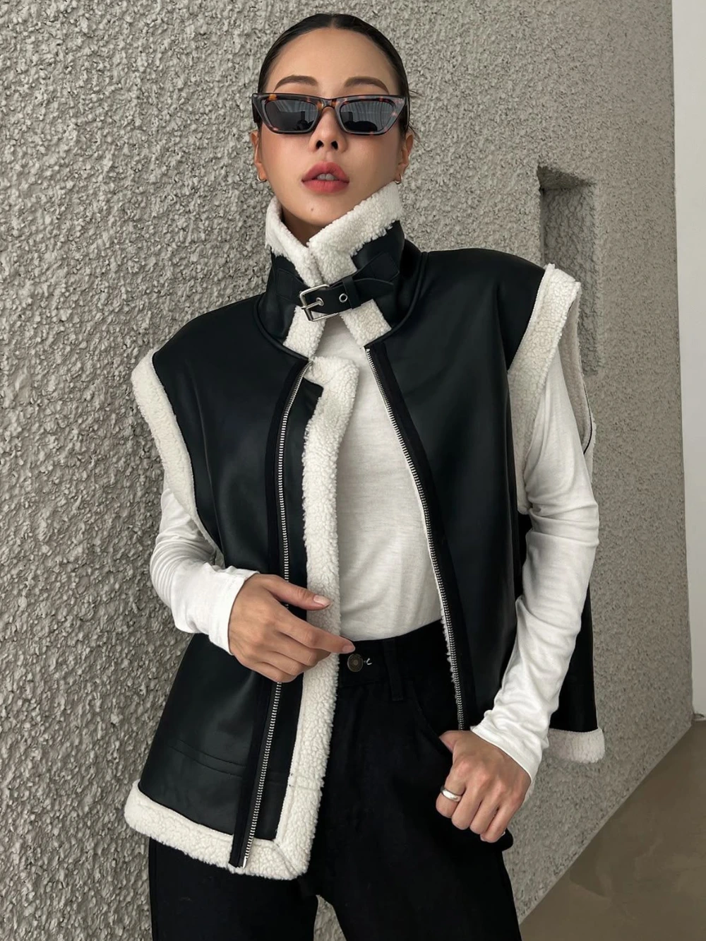 Veste Cuir Alloucha