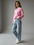 Pull Élégant À Col Chemise