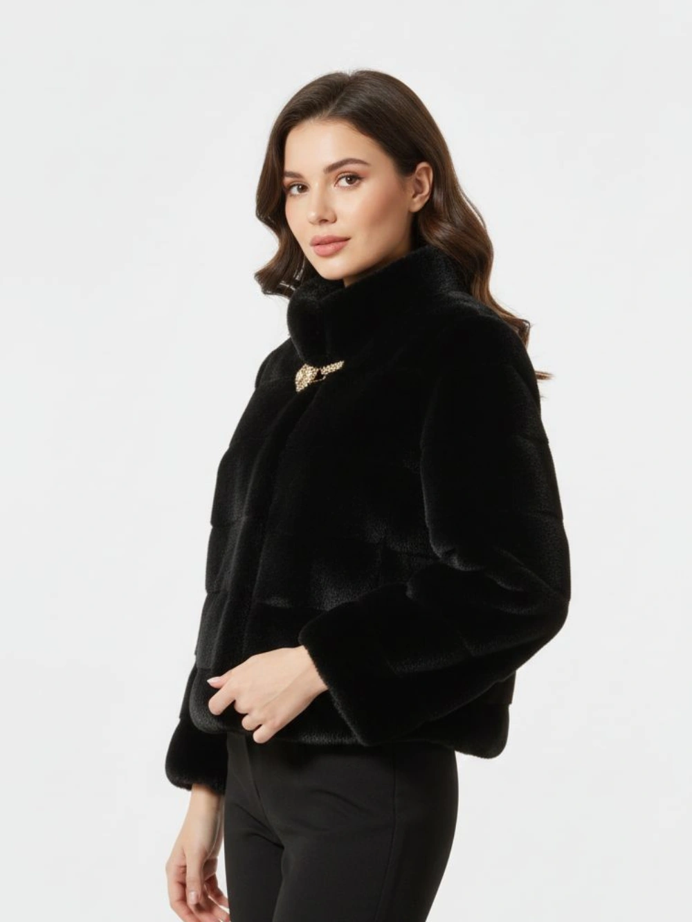 Veste Fourrure Haute Élégance