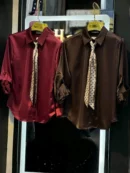 Chemise Fluide Col Foulard